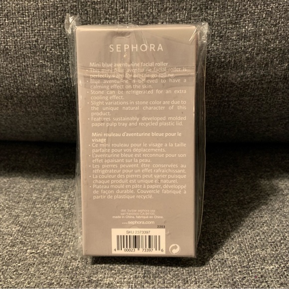 Sephora Mini Blue Aventurine De-Puffing Facial Roller - Picture 7 of 7